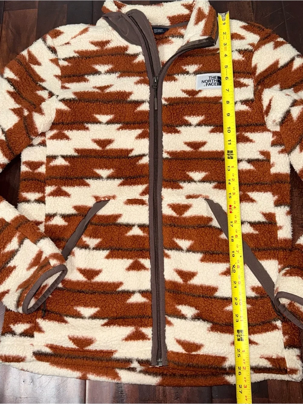 The North Face Campshire Full Zip Sherpa Jacket Men’s Size Small Brown